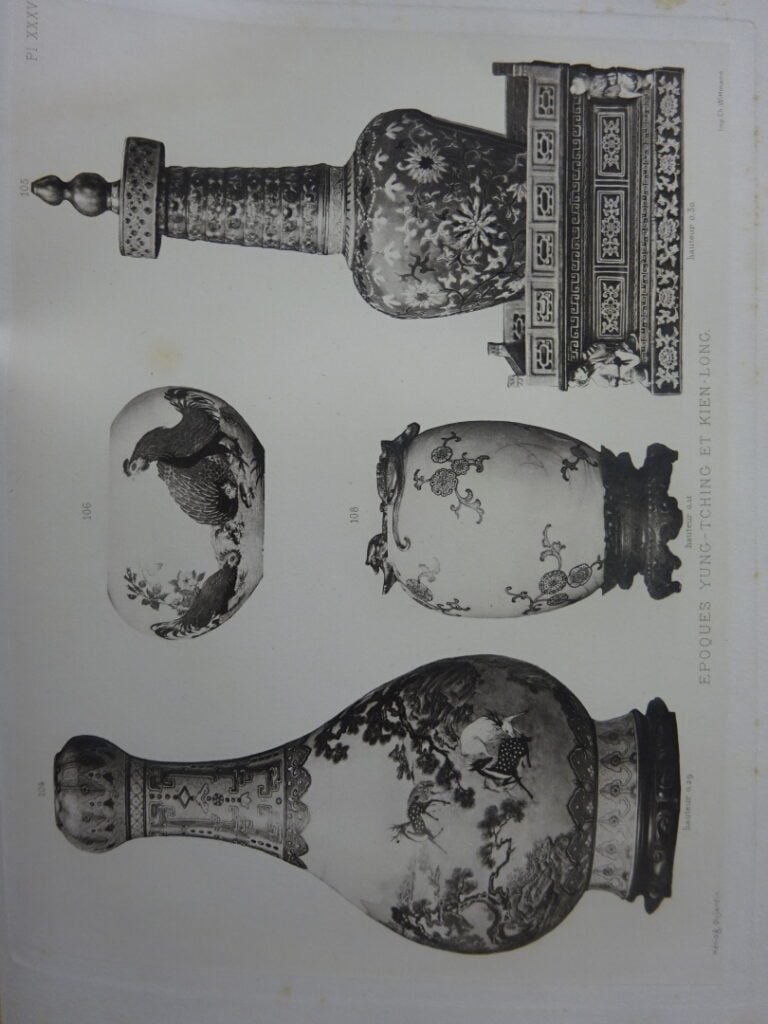 [-] E. Grandidier, La Céramique Chinoise, 1894 (mouillures, tâches, accident su…