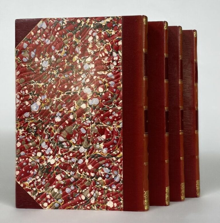 E.Sue - Le juif errant - 1845 ill Gavarni - 4 vol in-8pl ch.