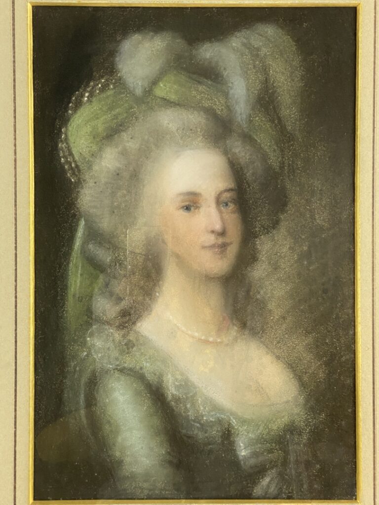 Ecole française dans le goût du XVIIIème siècle - Portrait de Marie-Antoinette…