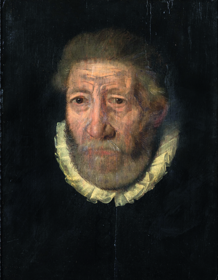 Ecole hollandaise du XVIIème siècle - Portrait d'homme barbu avec une collerett…