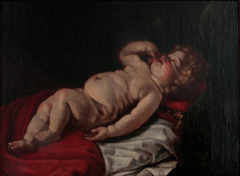 Ecole Italienne du XVIIe siècle, entourage de Luigi MIRADORI - Jeune enfant end…