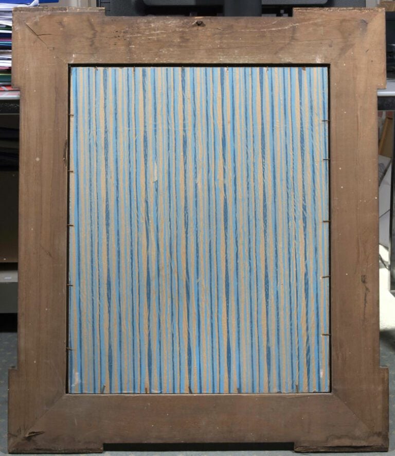 Ecole XXème - Portrait en pied d'un maure - Huile sur carton - 69 x 54 cm