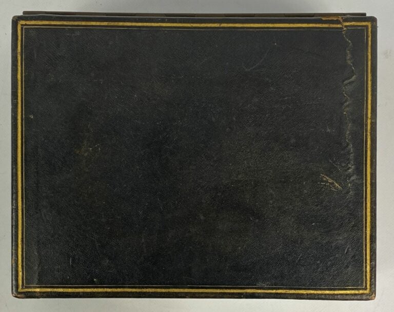 Ecritoire en bois - 10,5 x 30 x 23 cm - (petits manques)