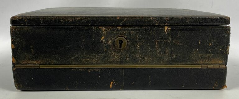 Ecritoire en bois - 10,5 x 30 x 23 cm - (petits manques)