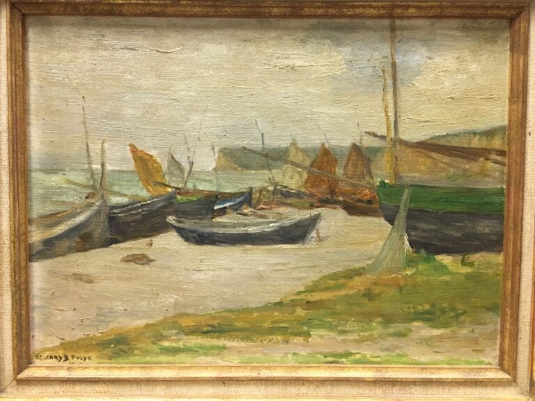 Edward B. FULDE (actif entre 1896 et 1915). - Vues de la côte normande - Paire…