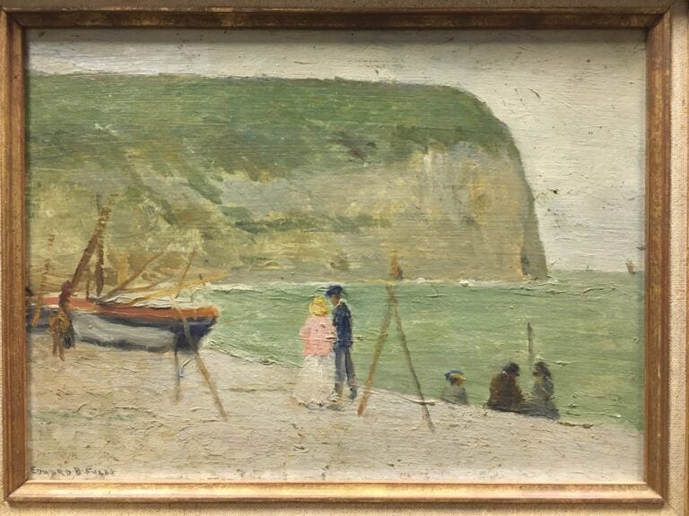 Edward B. FULDE (actif entre 1896 et 1915). - Vues de la côte normande - Paire…