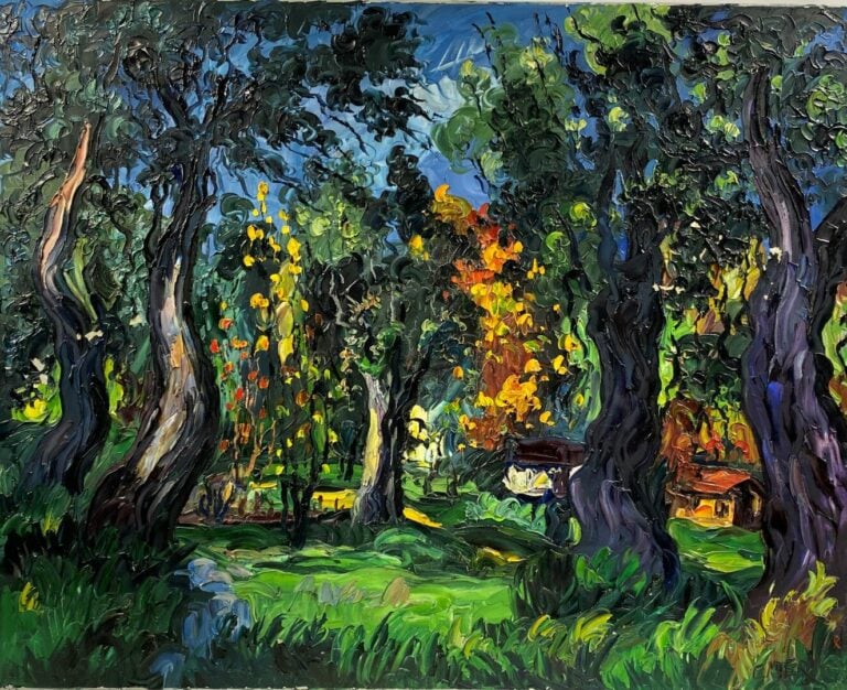 Emeric VAGH-WEINMANN (1919-2012) - Paysage - Huile sur toile, signée en bas à d…