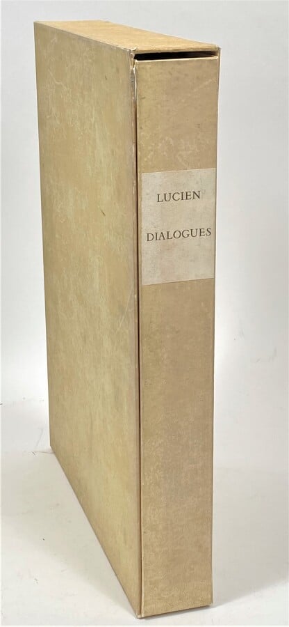 enri LAURENS (1885-1954) - Lucien de Samosate , Dialogues. gravures sur bois or…