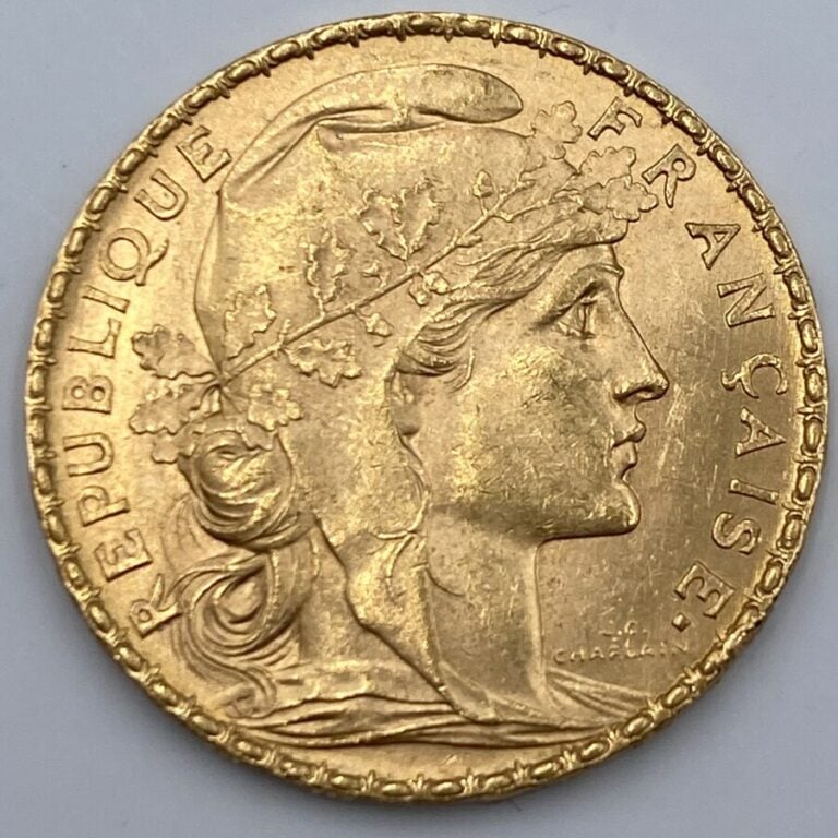 Ensemble de 25 pièces d'or : - 1 pièce de 20 Francs en or type "Napoleon III Tê…