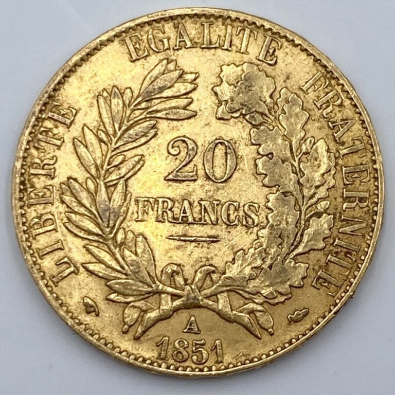 Ensemble de 25 pièces d'or : - 1 pièce de 20 Francs en or type "Napoleon III Tê…