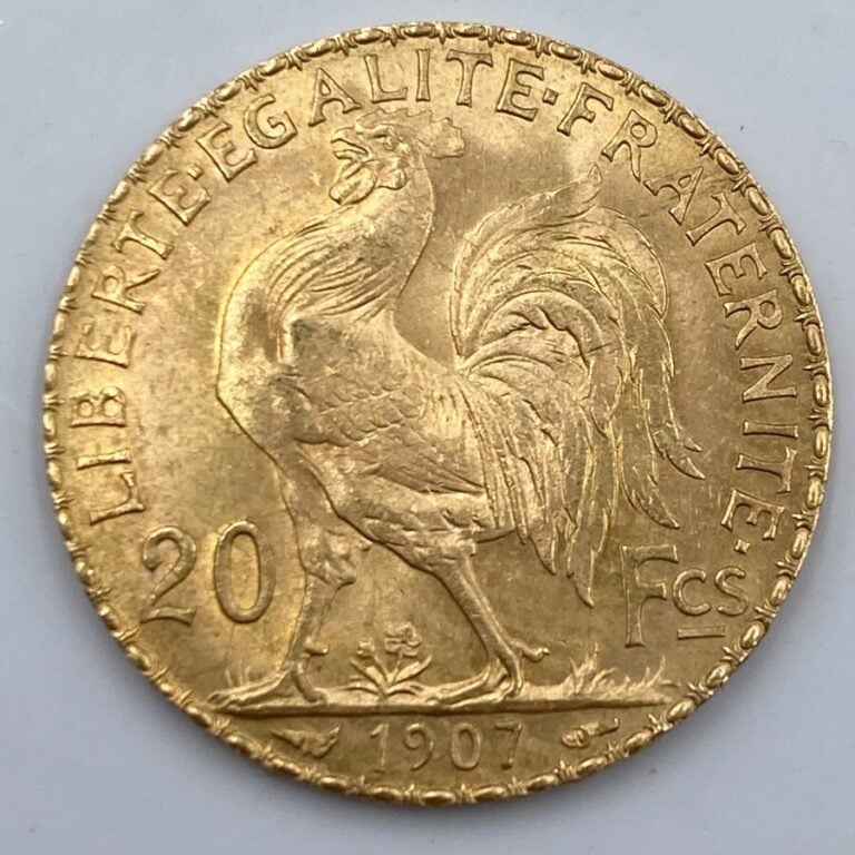 Ensemble de 25 pièces d'or : - 1 pièce de 20 Francs en or type "Napoleon III Tê…