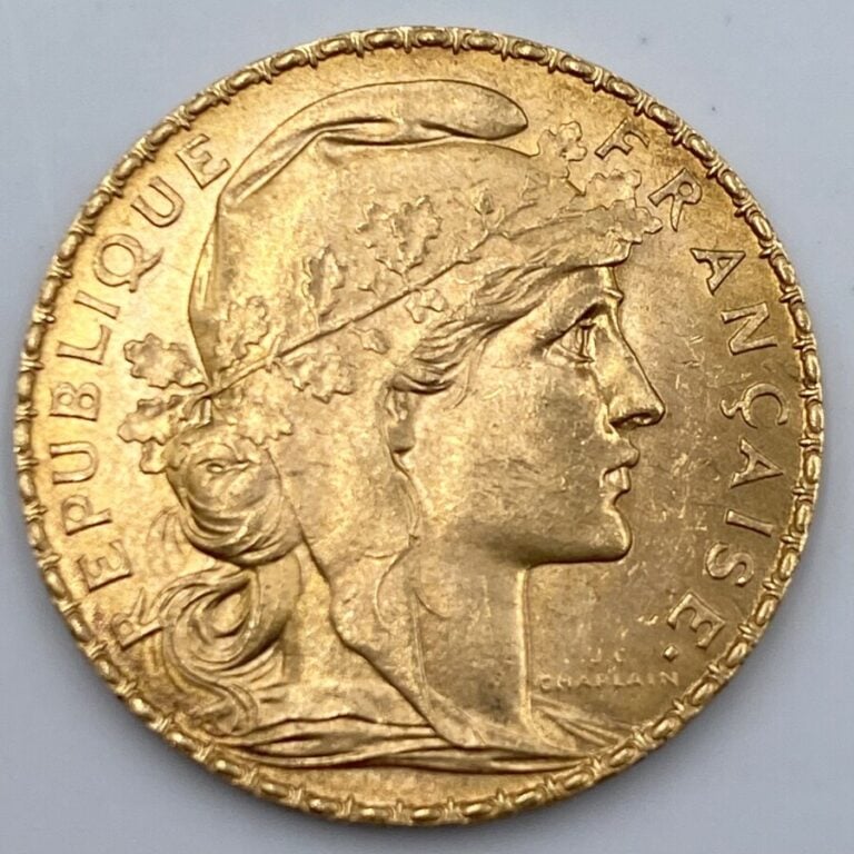 Ensemble de 25 pièces d'or : - 1 pièce de 20 Francs en or type "Napoleon III Tê…