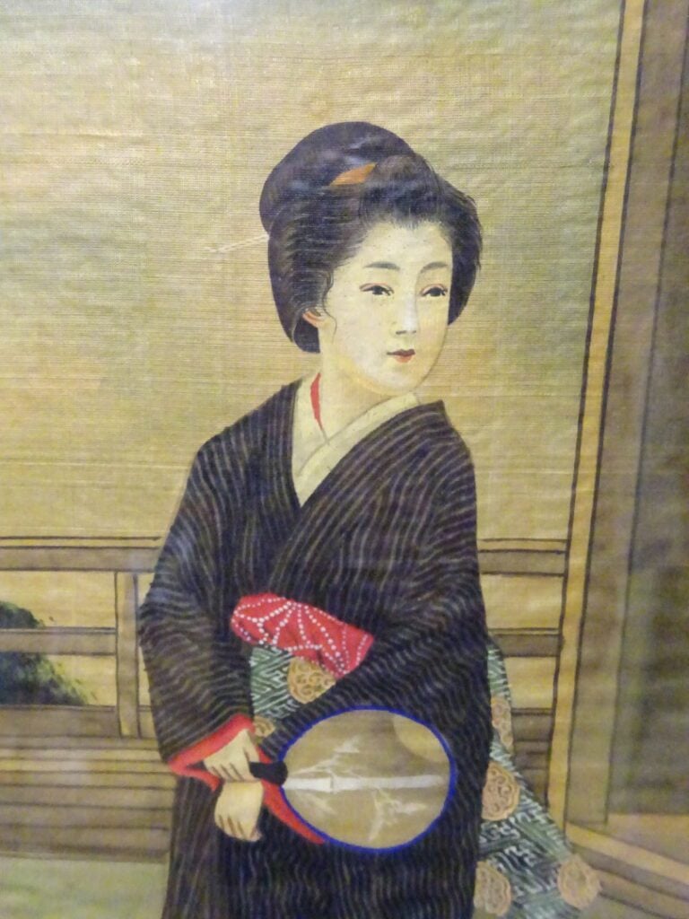 ENSEMBLE DE DEUX (2) PEINTURES SUR PAPIER - Japon, Epoque MEIJI (1868-1312) - P…