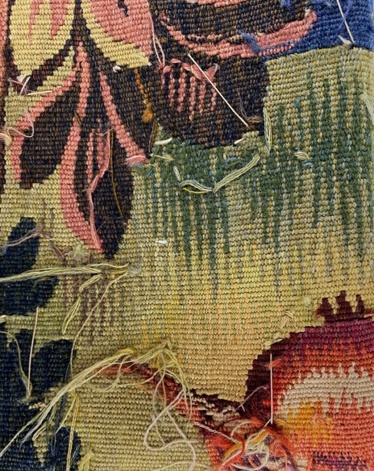Ensemble de deux tapisseries à décor de paysage - Travail moderne - Dimensions…