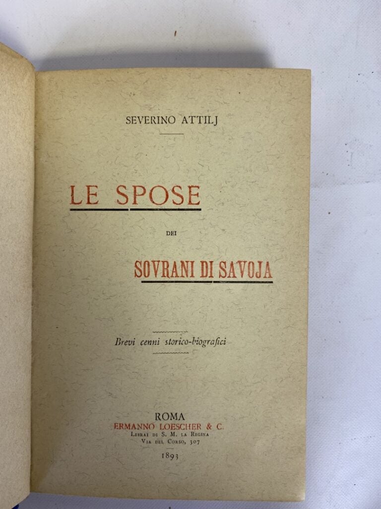 Ensemble de livres sur la maison de Savoie, dont deux biographies de la Princes…