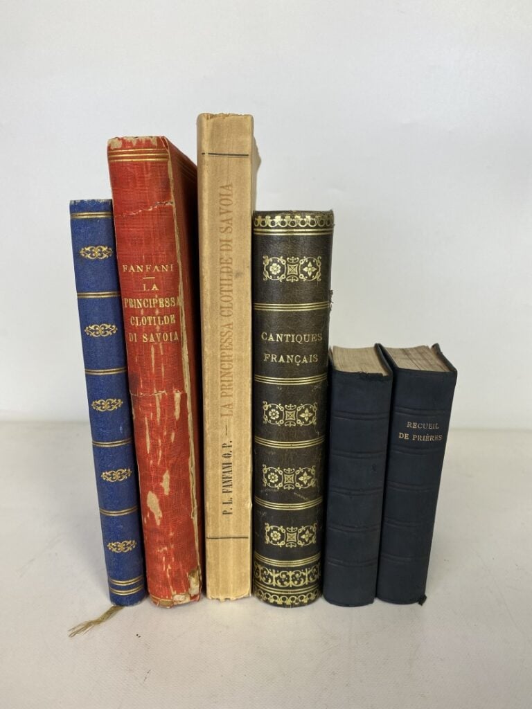 Ensemble de livres sur la maison de Savoie, dont deux biographies de la Princes…