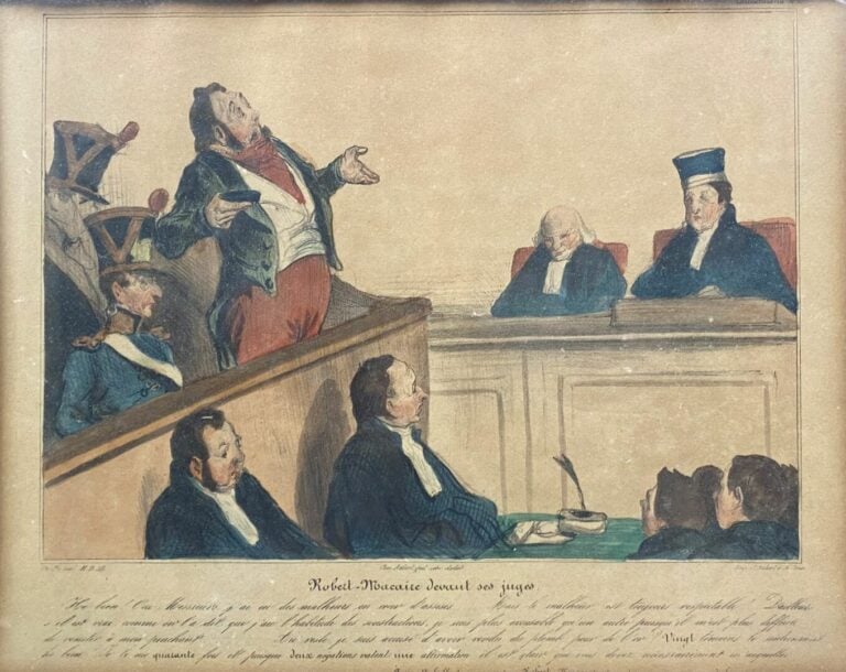 Ensemble de pièces encadrées comprenant gravures, vue d'optiques du Pont Neuf,…