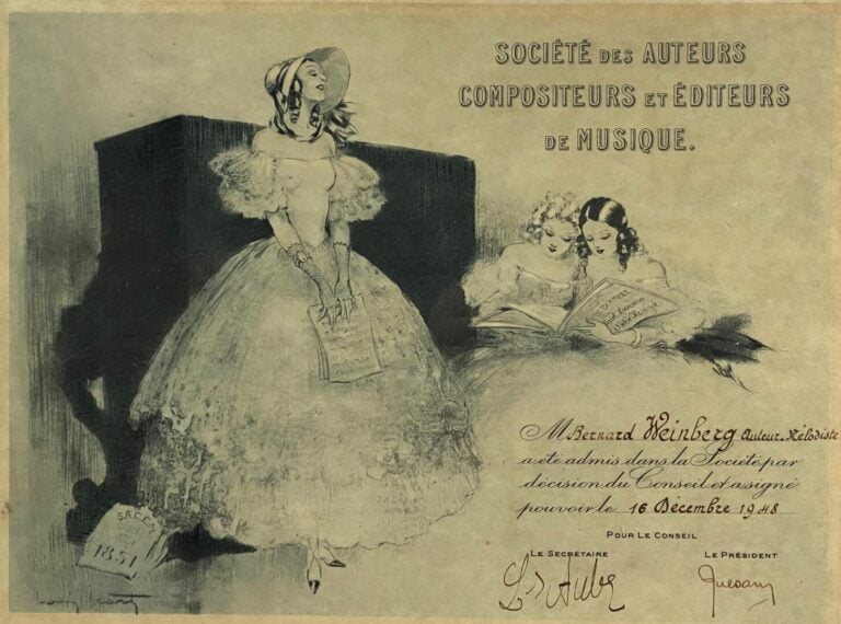Ensemble de quatre pièces encadrées dont : - - d'après Sigmund FREUDEBERG, La p…