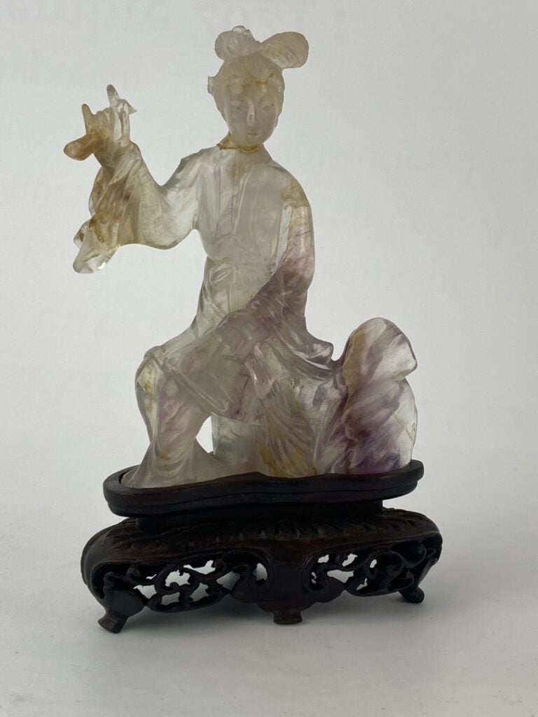 Ensemble de sept (7) sujets en pierre dures - Chine - Comprenant - - deux guany…