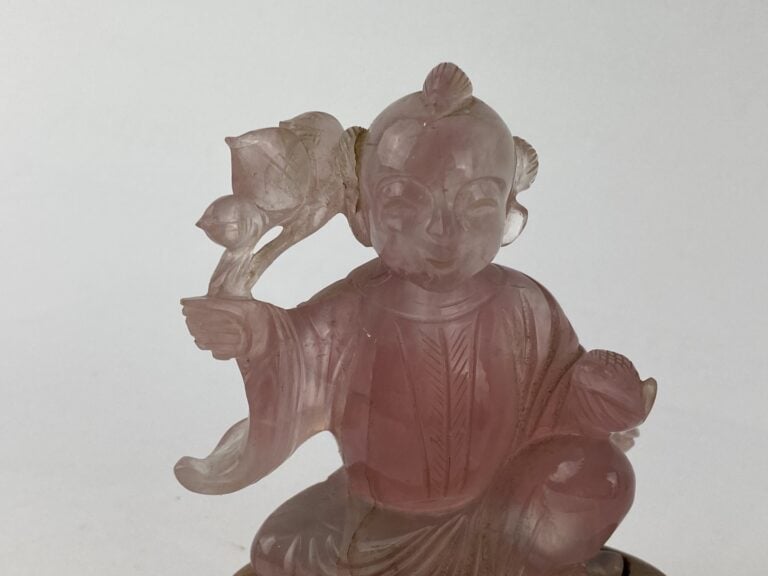Ensemble de sept (7) sujets en pierre dures - Chine - Comprenant - - deux guany…