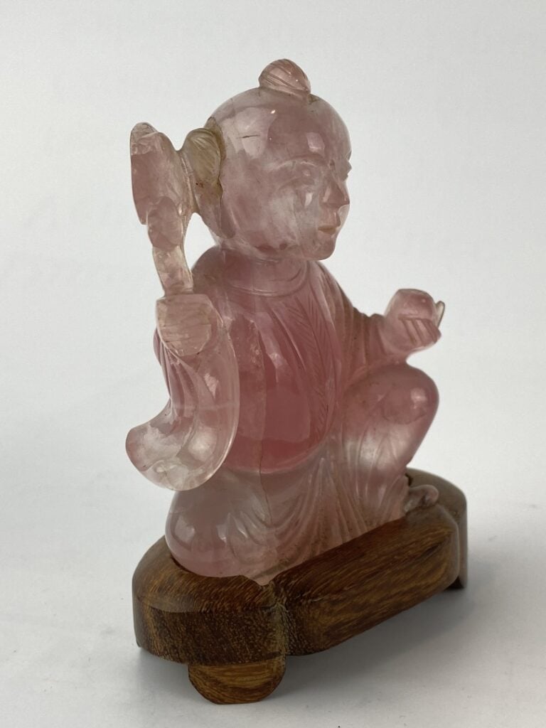 Ensemble de sept (7) sujets en pierre dures - Chine - Comprenant - - deux guany…