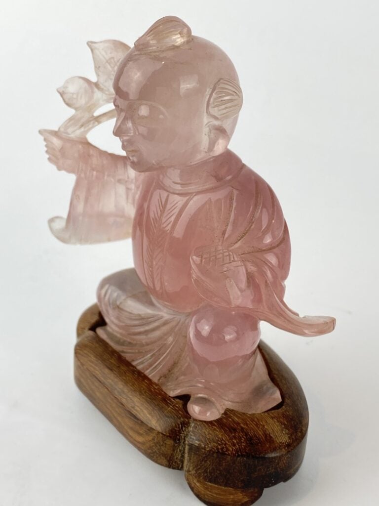 Ensemble de sept (7) sujets en pierre dures - Chine - Comprenant - - deux guany…