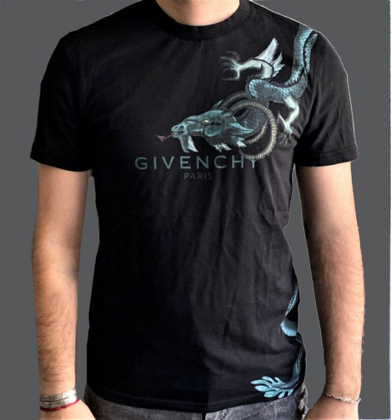 Ensemble de six T-Shirts FENDI, GIVENCHY, PRADA et VERSACE pour Homme comprenan…