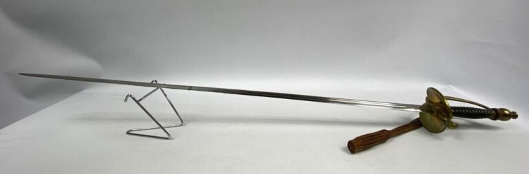 Epée d'officier subalterne du génie, modèle 1872, Troisième République - On joi…