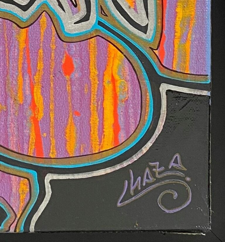Eric CHAZA (1962) - Miss Amerikaka - Acrylique sur toile, signée en bas à gauch…