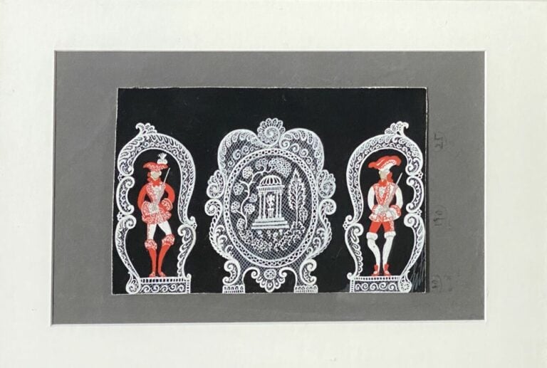ERTÉ (Romain de Tirtoff dit) (1892-1990) - Projet de décor - Gouache sur papier…