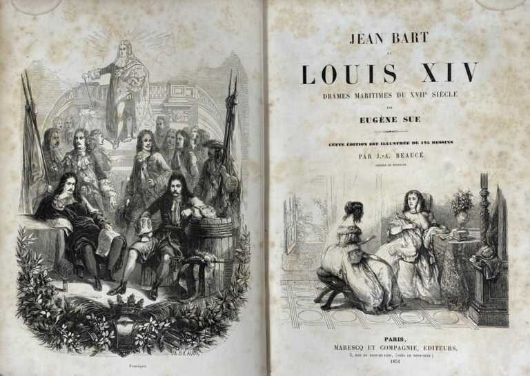 [Eugène Sue:Jean Bart et Louis XIV,drames maritimes du XVII siecle].Edité à Par…