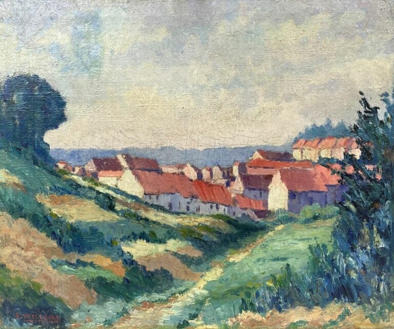Eugène WILLEMS (Belgique fin du XIXe-début du XXe siècle) - Ensemble de cinq hu…