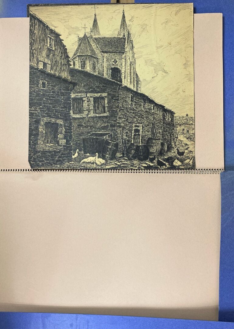 Eugène WILLEMS (Belgique fin du XIXe-début du XXe siècle) - Lot de dessins et e…