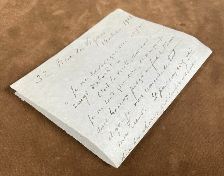 Fauré, Gabriel L.a.s. - Lettre de 1922.