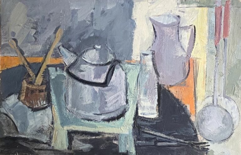 femme nue de dos, double face - Huile sur carton, signée en bas à gauche, au do…