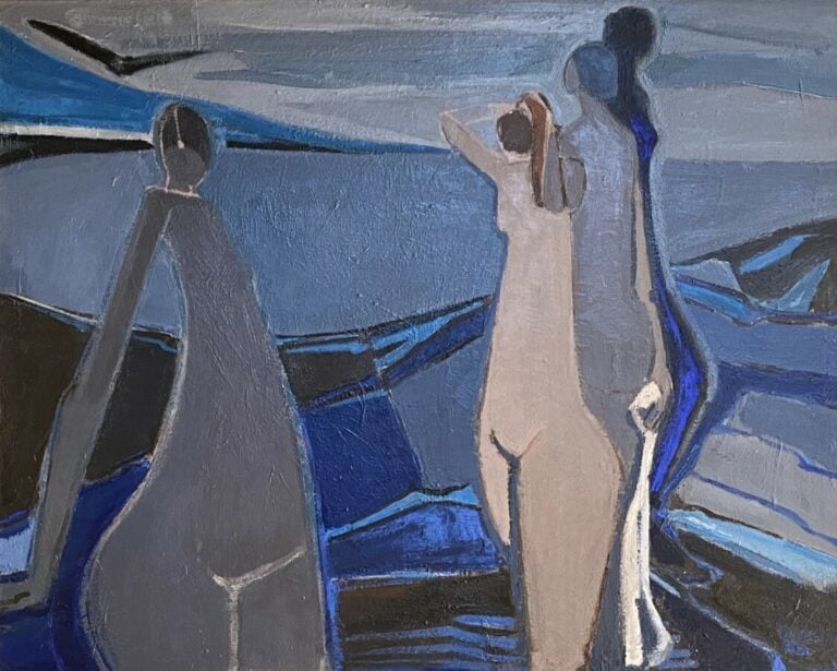 Femmes nues - Huile sur toile , signée en bas à droite, contresignée et titrée…