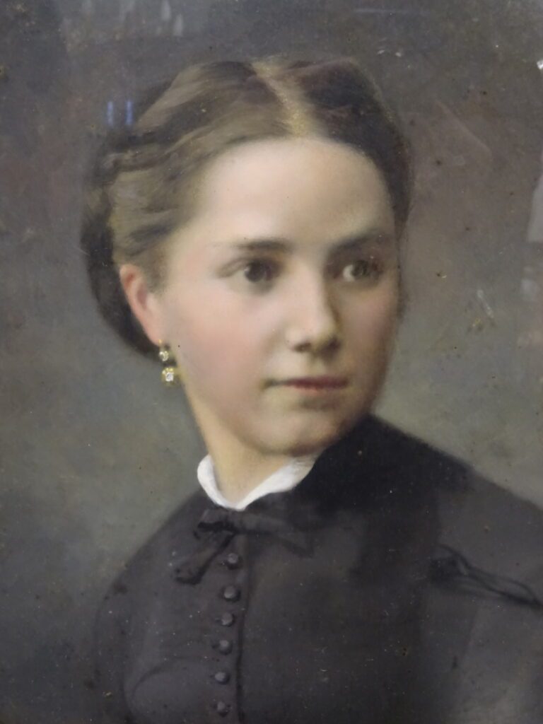 Ferdinand BUYLE (Belgique 1872-1950). - Portrait d'une jeune femme - Huile sur…