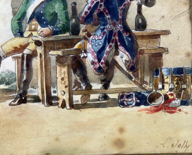 Ferdinand Louis JOLLY (1801-1861) - Dragons du Régiment Colonel Général et du R…