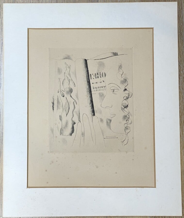 FERNAND LÉGER (1881-1955) - Femme de Profil, c. 1931 - Pointe sèche sur papier…