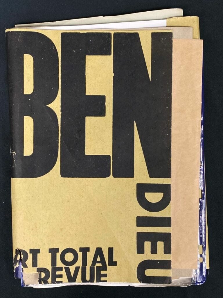 FLUXUS - BEN (Vautier, Benjamin) - Ben Dieu - Art Total Sa Revue - Nice : Auto-…