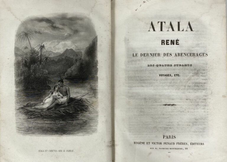 [François-René de Chateaubriand:Atala/René].Edité à Paris par Eugène et Victor…