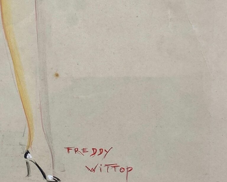 Freddy WITTOP (1912-2001) - La boxe - Aquarelle et gouache, signé en bas vers l…