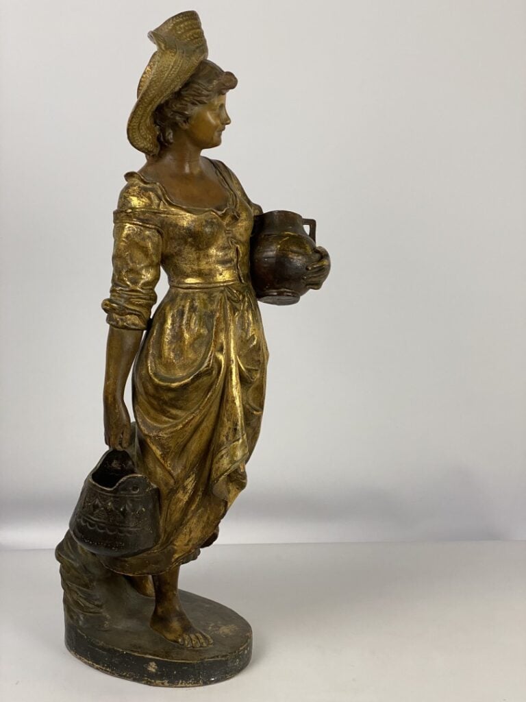 Friedrich GOLDSCHEIDER Edition - Femme à la jarre - Epreuve en terre cuite pati…
