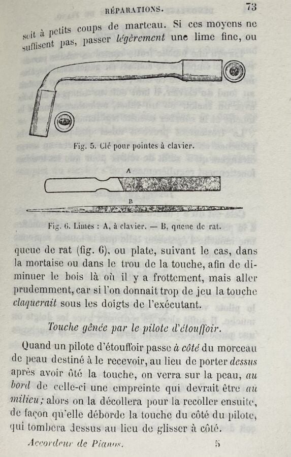 [G.Huberson: Nouveau manuel complet de l'accordeur et du réparateur de pianos.…