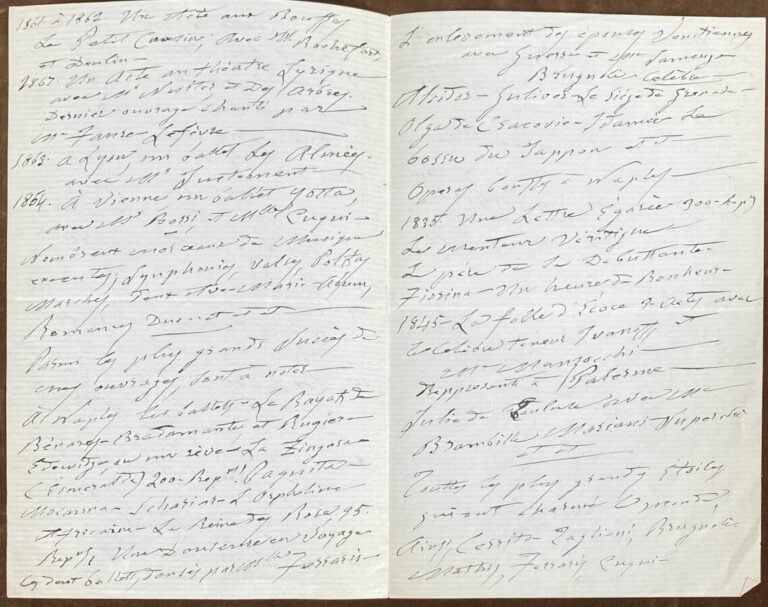 Gabrielli, Nicolas L.a.s. - Lettre datée de 1888.