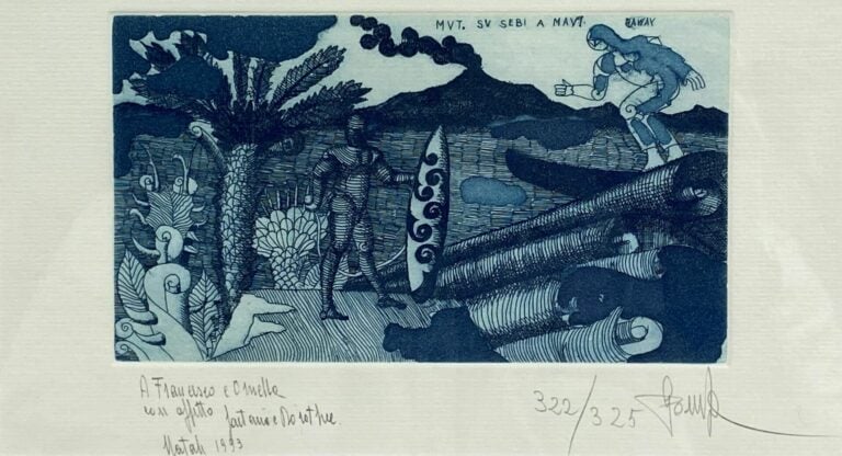Gaetano POMPA (1933-1998) - Ensemble de quatre gravures - Numérotées dans la ma…