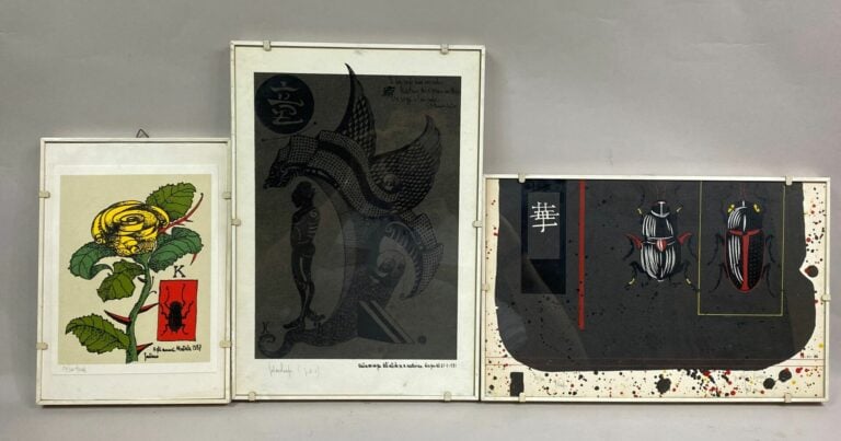 Gaetano POMPA (1933-1998) - Ensemble de trois gravures sur le thème animalier -…
