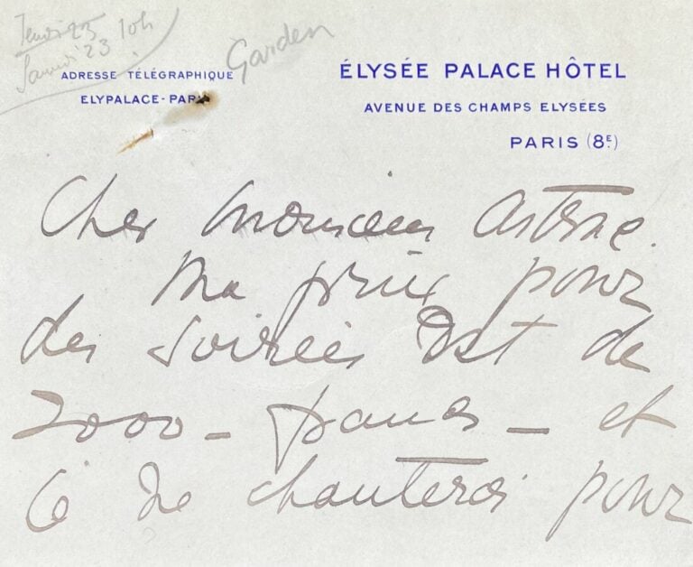Garden, Marie 3 L.a.s. - 3 lettres.