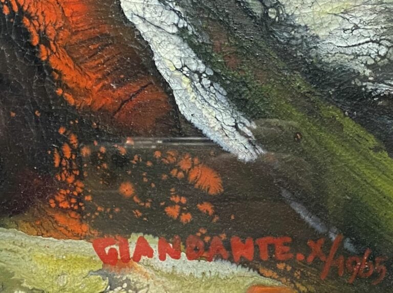 GIANDANTE X (1900-1984) - Fleurs - Deux techniques mixtes sur carton - Signés e…