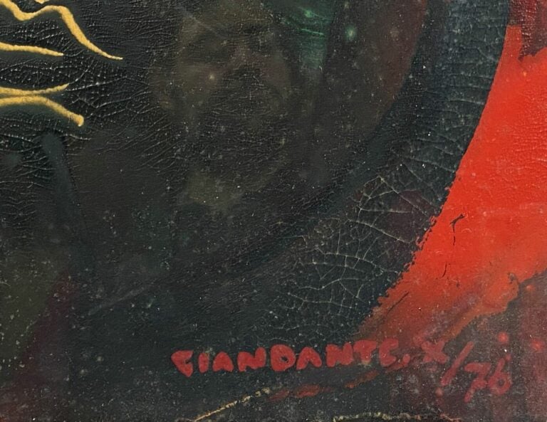 GIANDANTE X (1900-1984) - Portrait - Deux techniques mixtes sur carton - Signés…